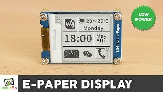 Arduino EPaper Display Review  Waveshare 154quot [upl. by Janice]