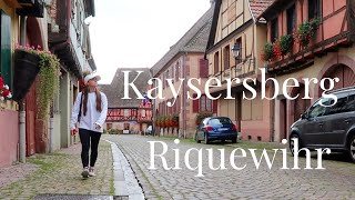 Je découvre lAlsace de village en village  Riquewihr amp Kaysersberg Camille en Alsace 🥨 [upl. by Llerreg]