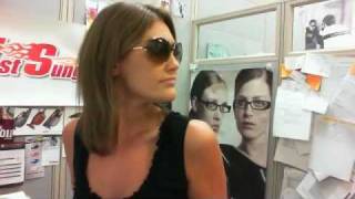 Prada sunglasses PR18MS Video [upl. by Dranoc]