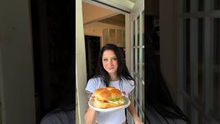 Spam tastes amazing on a breakfast sandwich sandwich cooking [upl. by Ainaj]