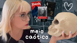 organizando minha estante do DRÁCULA 🧛🏻 e sendo caótica [upl. by Sekyere]