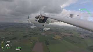 12 sept 2024 pipistrel virus SW EBZHEHMZEBZH to say the sold Tecnam P2010 goodbye [upl. by Evita514]