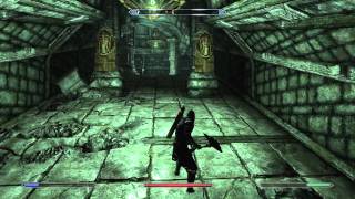 SKYRIM How Clear Mzulft Quest Commentary  Tutorial [upl. by Eerihs161]