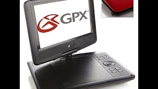 GPX 9quot Portable DVD Player with Swivel Screen [upl. by Jaclin]