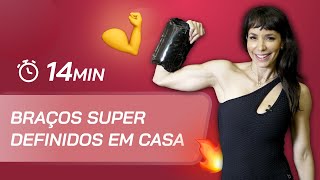 Treino para definir braços em casa  Carol Borba [upl. by Einram]