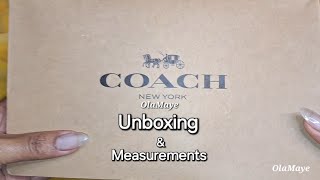 Coach Haul Unboxing coachhandbag coach handbags purse shopping fashion accessory bag [upl. by Pevzner]