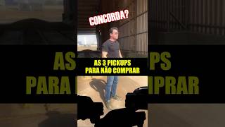 3 Camionetes para não comprar [upl. by Gaither506]