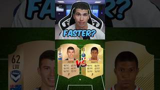 Is my 62 rated FIFA card faster than Kylian Mbappe 👀 fc24 [upl. by Notnirt]