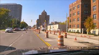 Detroit 2024 Road Improvements Kercheval Jefferson October Updates [upl. by Jania30]