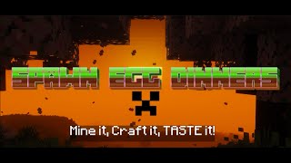 Minecraft Spawn Egg TV Dinners Commercial [upl. by Imailiv]