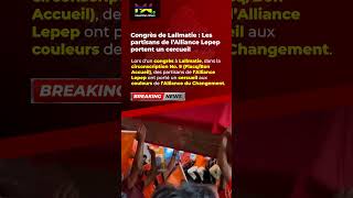 Congrès de Lallmatie  Les partisans de l’Alliance Lepep portent un cercueil [upl. by Gnauq]