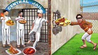 Jail Deewar Se Secret Chicken Biryani Chicken Roast Street Food Hindi Kahaniya Hindi Moral Stories [upl. by Penn]