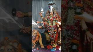 Leke pooja ki thali jyot man ki jaga li 🙏🏾 maa maadurga mata matarani devotional viral shorts [upl. by Nnylyram644]