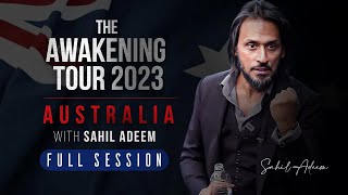 Sahil Adeem in Melbourne  The Awakening Session  World Tour [upl. by Ahsatin411]