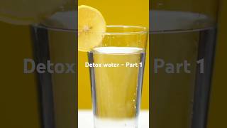 Detox water  Part 1 Morning Routine shorts youtubeshorts detoxwater facts nutritiontips [upl. by Suirad]