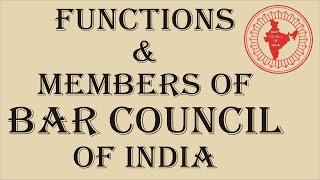 Bar Council of India  The Advocates Act 1961  Law Guru [upl. by Sklar]