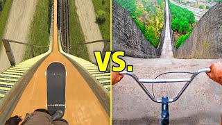 Skateboarding vs BMX Wins amp Fails [upl. by Ssepmet]