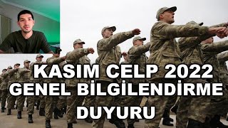 KASIM 2022 CELP DÖNEMİ ASKERLİK HAKKINDA SON DAKİKA [upl. by Zebulon]