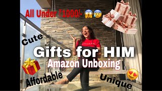 Best Gifts For Men  Top 14 Gift Ideas For Him  Under ₹1000  Valentine Day Ideas  Amazon Haul [upl. by Mathian]