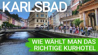 Karlsbad 🇨🇿 Wie wählt man das richtige Kurhotel TOP nach Behandlung Verpflegung Komfort Lage 👍🏻 [upl. by Aekin]