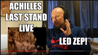 Drum Teacher Reacts John Bonham Achilles Last Stand  Led Zeppelin Live at Knebworth 1979 [upl. by Caleb]