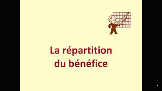 Répartition du bénéfice [upl. by Ear520]