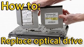 Asus X555 dvd drive replacement  Install Second Hard Drive [upl. by Siegel]