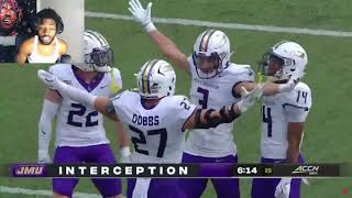 North Carolina sucks  JMU vs UNC Full Game Highlights [upl. by Enelehs42]