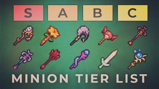 All Minion Tier List amp Comparison  Terraria 1449 [upl. by Riedel]