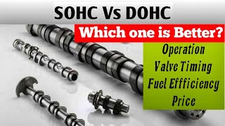 SOHC vs DOHC  Which is Best  Why 4 Valves is Better than 2  Briefly Explained [upl. by Inaleon]