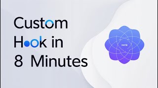 Custom hooks ReactJS in 8 minutes ReactJS Essentialsreactjs frontenddevelopment webdevelopment [upl. by Reppiks621]