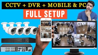 How to Remote View H264 DVR  How to Install CCTV Cameras With DVR  Network Setup on the DVR [upl. by Levitus]