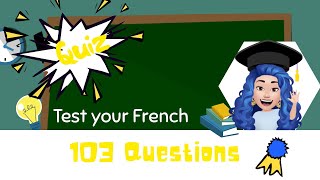 Test your French from A to Z  Interactive Quiz for Kids with Subtitles [upl. by Mccord127]