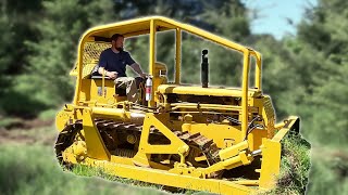 First time operating a bulldozer  FINALLY putting the Cat D47U to work [upl. by Artied]