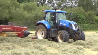 Hay baling and loading trailers [upl. by Rennerb]