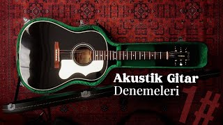 Epiphone Akustik Gitar Anlatımı  Masterbilt Aj45 Me EB [upl. by Nosyaj657]