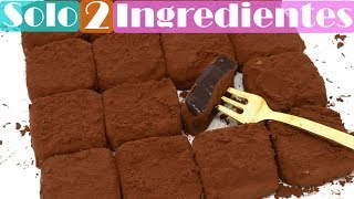 TRUFAS de LECHE CONDENSADA 2 INGREDIENTES🍫😱 chocolates o bombones CREMOSOS🍫😱 Receta  537 [upl. by Anniahs53]