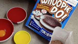 Whoopie Doo Whoopie Pie Packet Mix Product Review video recipe cheekyricho [upl. by Thurnau]