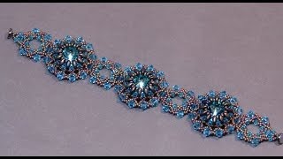 Beading Tutorial  Lotus Flower Bracelet [upl. by Callum]