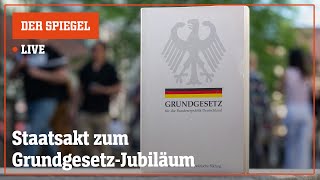 Livestream 75 Jahre Grundgesetz – Steinmeier spricht in Berlin  DER SPIEGEL [upl. by Ardnalak]