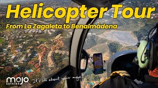 Helicopter Tour  From La Zagaleta  Benalmádena  Vlog 013  Mojo Estates [upl. by Santini]