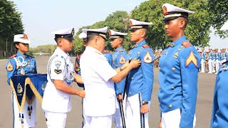 UPACARA KENAIKAN PANGKAT TARUNA BESERTA PENYEMATAN TANDA KORPS TK I [upl. by Gearalt454]