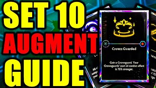 Guide to EVERY AUGMENT in Set 10  Challenger TFT Guide [upl. by Enyr395]