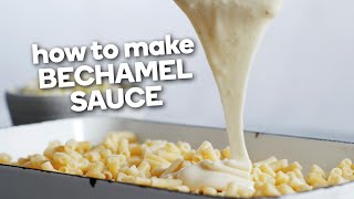 How to make bechamel sauce [upl. by Harbard]