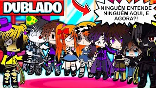 FAMÍLIA AFTON E OS ANIMATRONICS FALAM LÍNGUAS DIFERENTES  DUBLADO MINI FILME GACHA CLUB [upl. by Tonya]