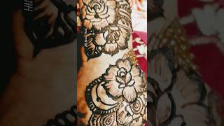 💕Simple back side flower mehndi design🥀new short🌸unique mehndi🔥shorts youtubeshorts art [upl. by Oneal]