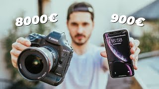 iPhone XR vs Caméra à 8000€  Comparatif VIDÉO 4K [upl. by Sonni794]