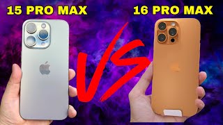 Iphone 15 Pro Max VS Iphone 16 Pro Max  Detailed Comparison [upl. by Enilec]