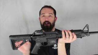 Review and Installation for a Hogue Buttstock on an AR15 [upl. by Torrence227]