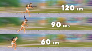 120 FPS vs 90 FPS vs 60 FPS  Does FPS Matter  FPS Comparison  BGMI PUBG MOBILE [upl. by Matilde]